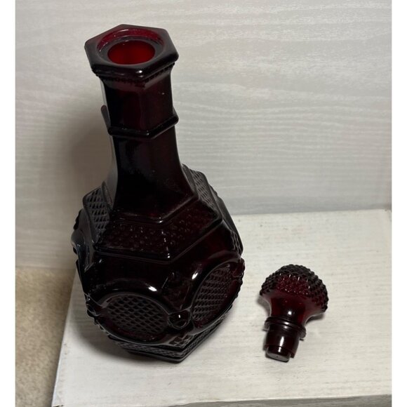 Avon Cape Cod Wine Decanter Bubble Bath Bottle With Box Empty - Picture 3 of 6